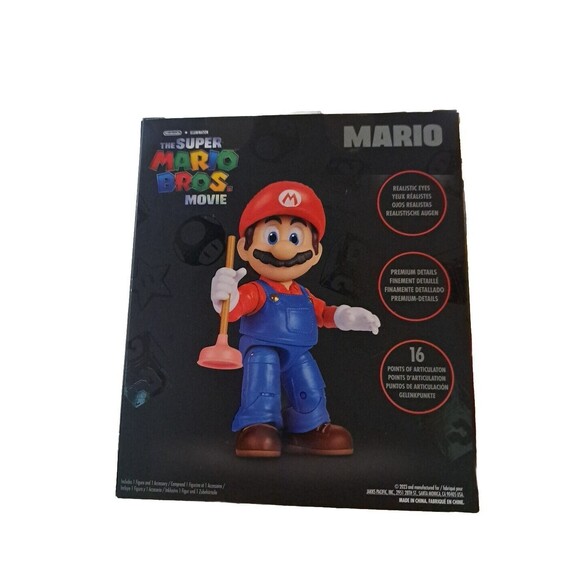 JAKKS Pacific Super Mario Bros. Movie Mario 5 in Action Figure - 417164 - Picture 7 of 7